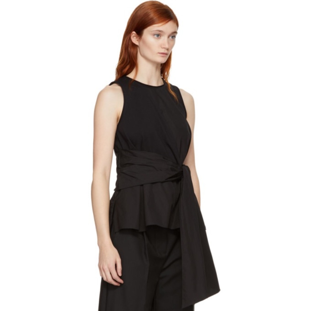 3.1 Philip lim twist front tank top size 0 black